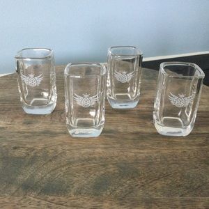 Avion Tequila Shot Glasses Frat Party